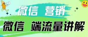 4.19日内部分享《微信营销流量端口》微信付费投流【揭秘】-一号资源库