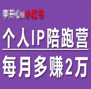 小红书个人IP陪跑营,60天拥有自动转化成交的双渠道个人IP,每月多赚2w-一号资源库