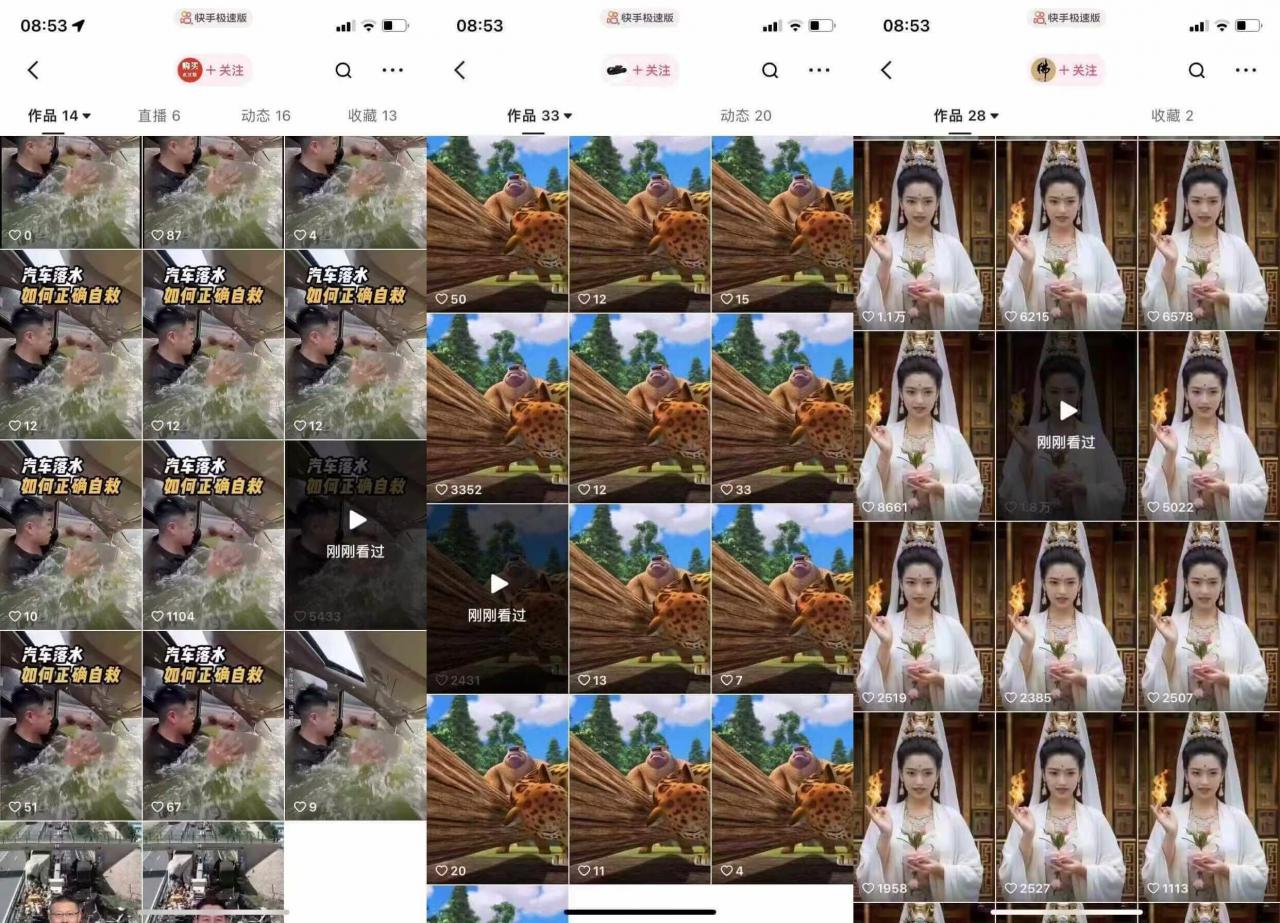 狗熊岭快手连怼技术，好物，涨粉都可以连怼-一号资源库