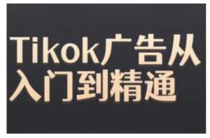 Tiktok Ads实操教程，Tiktok广告从入门到精通-一号资源库