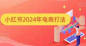 小红书2024年电商打法，手把手教你如何打爆小红书店铺-一号资源库