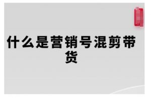 营销号混剪带货，从内容创作到流量变现的全流程，教你用营销号形式做混剪带货-一号资源库