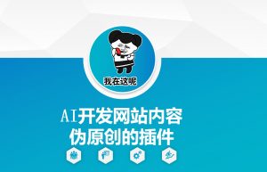 AI开发网站内容伪原创的插件，从零开始手把手教学-一号资源库