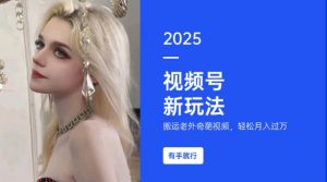 搬运老外奇葩视频,撸视频号分成计划收益,每天只需一小时,新手小白轻松月入过W-一号资源库