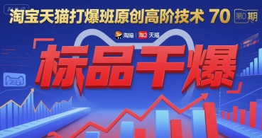 淘宝天猫打爆班原创高阶技术第70期：标品干爆-一号资源库