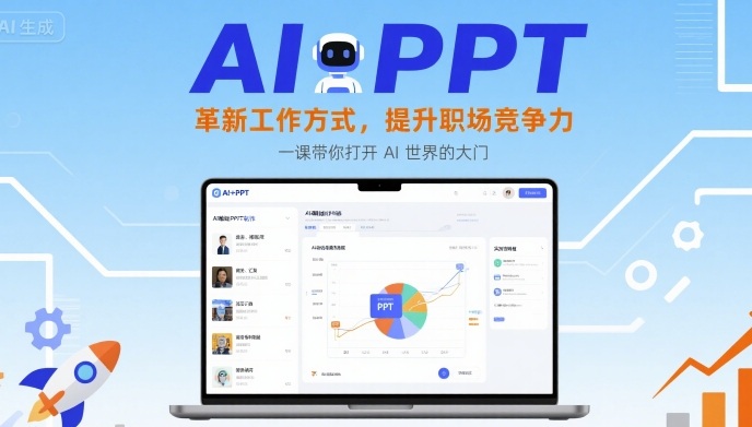 AI+PPT：革新工作方式，提升职场竞争力，一课带你打开 AI 世界的大门-一号资源库