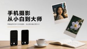 手机摄影从小白到大师，零基础带你学习手机摄影，拍出朋友圈点赞大片-一号资源库