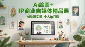 Ai绘画+IP商业自媒体精品课，Ai绘画实操，个人ip打造-一号资源库