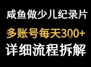 闲鱼卖纪录片1单3块钱  1天几十单-一号资源库