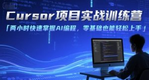 Cursor项目实战训练营，两小时快速掌握AI编程，零基础也能轻松上手-一号资源库