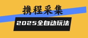 2025携程信息采集全自动玩法，高单价，零人工，全天开干【揭秘】-一号资源库