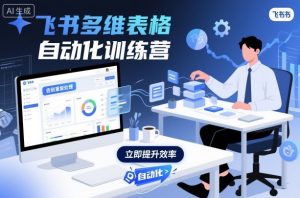 飞书多维表格自动化训练营，手把手教你告别重复处理，用多维表格开启高效办公新模式-一号资源库