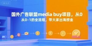国外广告联盟media buy项目，从0-1的全流程，带大家出海捞金-一号资源库