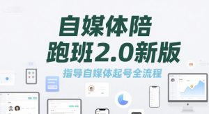 自媒体陪跑班2.0新版，指导自媒体起号全流程-一号资源库