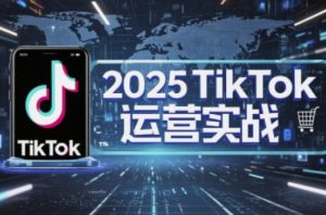2025TikTok电商运营，掌握TikTok店铺运营核心技巧，实现低成本高转化-一号资源库
