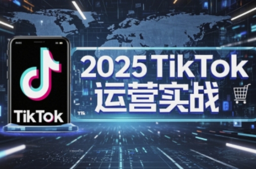 2025TikTok电商运营，掌握TikTok店铺运营核心技巧，实现低成本高转化-一号资源库