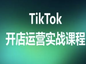 TikTok开店运营实战课程，TK跨境电商实操全流程-一号资源库