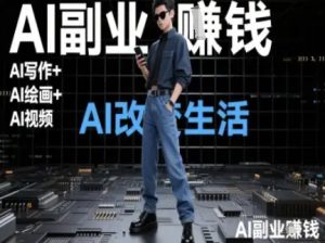 AI改变生活（Ai写作+AI绘画+Ai视频），AI副业挣钱-一号资源库