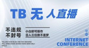 2025年淘宝无人直播带货10.0   全新技术，不违规，不封号，纯小白操作，日入几张【揭秘】-一号资源库