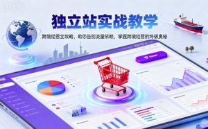 独立站实战教学,跨境经营全攻略,助您告别流量依赖,掌握跨境经营的终极奥-一号资源库