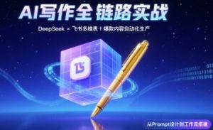 AI写作全链路:DeepSeek结构化Prompt+飞书多维表打造爆款内容体系-一号资源库