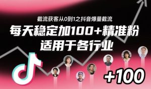 ‌​⁢⁡​⁤​⁡⁡‌‌⁤⁤​‍‬‬⁡⁡​‍⁢‍⁢​​⁢‌⁣⁢​⁣⁢⁣‬​‌​‬⁤‌‌⁡‍​⁤截流获客从0到1之抖音爆量截流，每天稳定加100+精准粉，适用于各行业-一号资源库