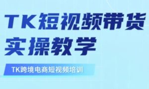 东南亚TikTok短视频带货，TK短视频带货实操教学-一号资源库