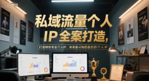 私域流量个人IP全案打造,打造特色专业个人IP,未来最值钱的是你的个人IP-一号资源库