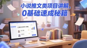小说推文类项目讲解，0 基础速成秘籍-一号资源库