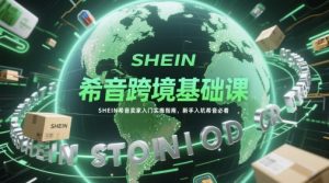 希音跨境基础课,SHEIN希音卖家入门实操指南,新手入坑希音必看-一号资源库