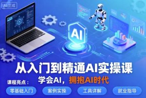 从入门到精通AI实操课，学会AI，拥抱AI时代-一号资源库