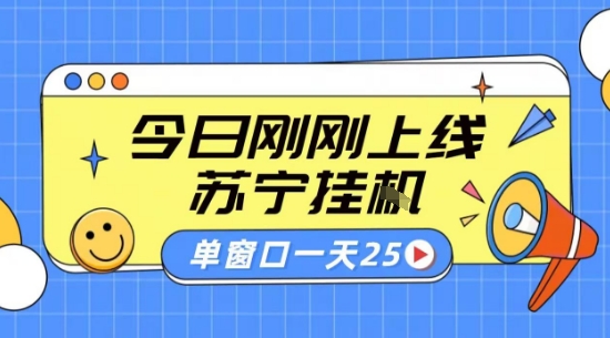 苏宁全自动采集挂G项目 稳定可批量 单窗口收益30+ 附教程【揭秘】-一号资源库
