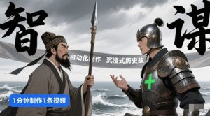 扣子工作流一键生成沉浸式历史故事，一天工作量，3分钟搞定-一号资源库
