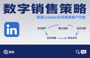 数字销售策略领英LinkedIn外贸精准客户开发-一号资源库
