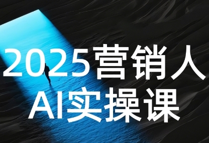 2025营销人Al实操课，AI营销抢跑实战，从Prompt到方案，效率碾压同行-一号资源库