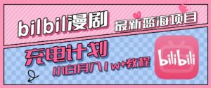 最新蓝海项目,B站充电计划,小白也能月入1w+-一号资源库