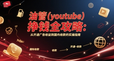 油管(youtube)挣钱全攻略：从开通广告收益到国内收款的实操指南-一号资源库