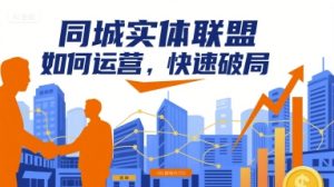 同城实体联盟如何运营,快速破局-一号资源库