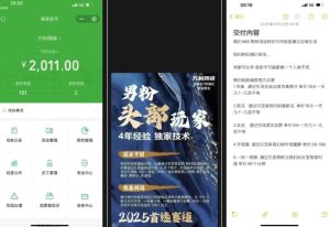 外面收费980全新男粉变现项目，竞争小，利润高，多种方式变现，独家技术-一号资源库