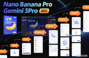 Nano Banana Pro Gemini 3Pro,最新创作实战课,12节实战向技术流,职场降维打击-一号资源库