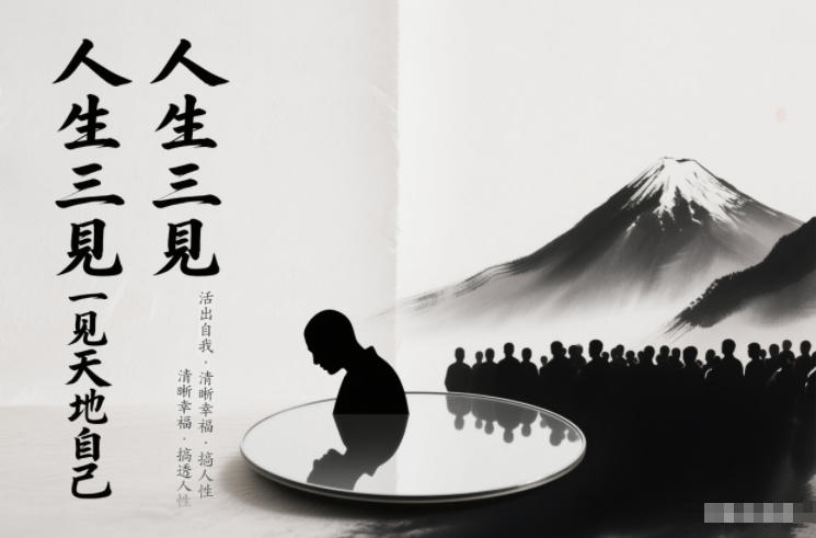 人生三见一见天地见众生见自己，活出自我拥有清晰幸福人生，搞透人性-一号资源库