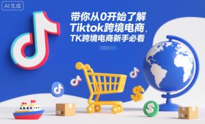 带你从0开始了解Tiktok跨境电商，TK跨境电商新手必看-一号资源库