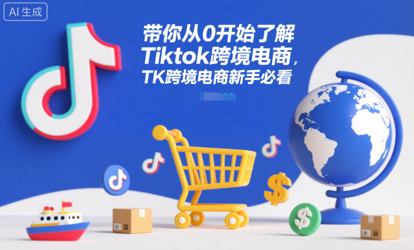 带你从0开始了解Tiktok跨境电商，TK跨境电商新手必看-一号资源库