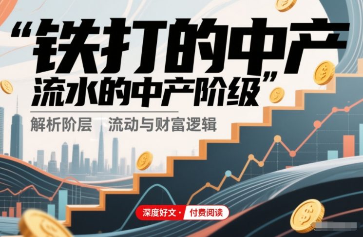 付费文章：铁打的中产，流水的中产阶级-一号资源库