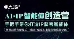 AI·IP智能体创造营，手把手带你打造IP获客智能体，高成交创始人IP课-一号资源库