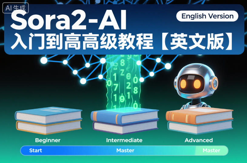 Sora2-AI入门到高级教程【英文版】-一号资源库
