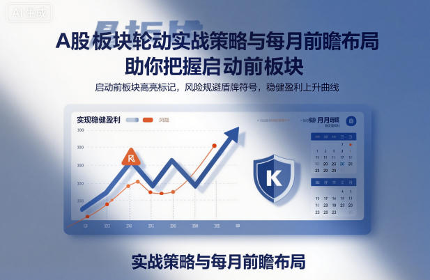 A股板块轮动实战策略与每月前瞻布局，助你把握启动前板块，规避风险，实现稳健盈利-一号资源库