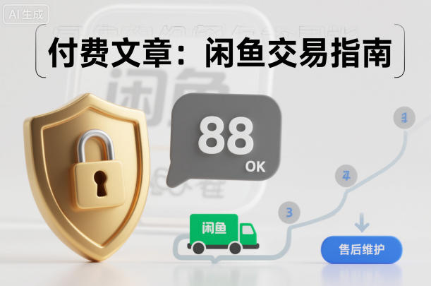 付费文章：闲鱼交易指南，怎么才能降低被坑被马扁的概率-一号资源库