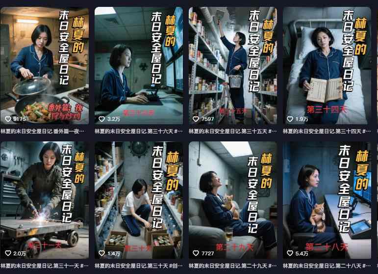 十个作品涨粉近20W！用AI制作末日安全日记连载，日入4位数，评论区爆肝求更新（附详细步骤）-一号资源库