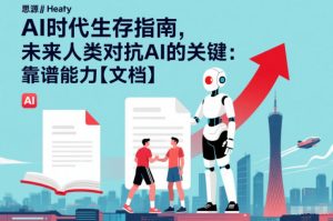 AI时代生存指南，未来人类对抗AI的关键：靠谱能力【文档】-一号资源库